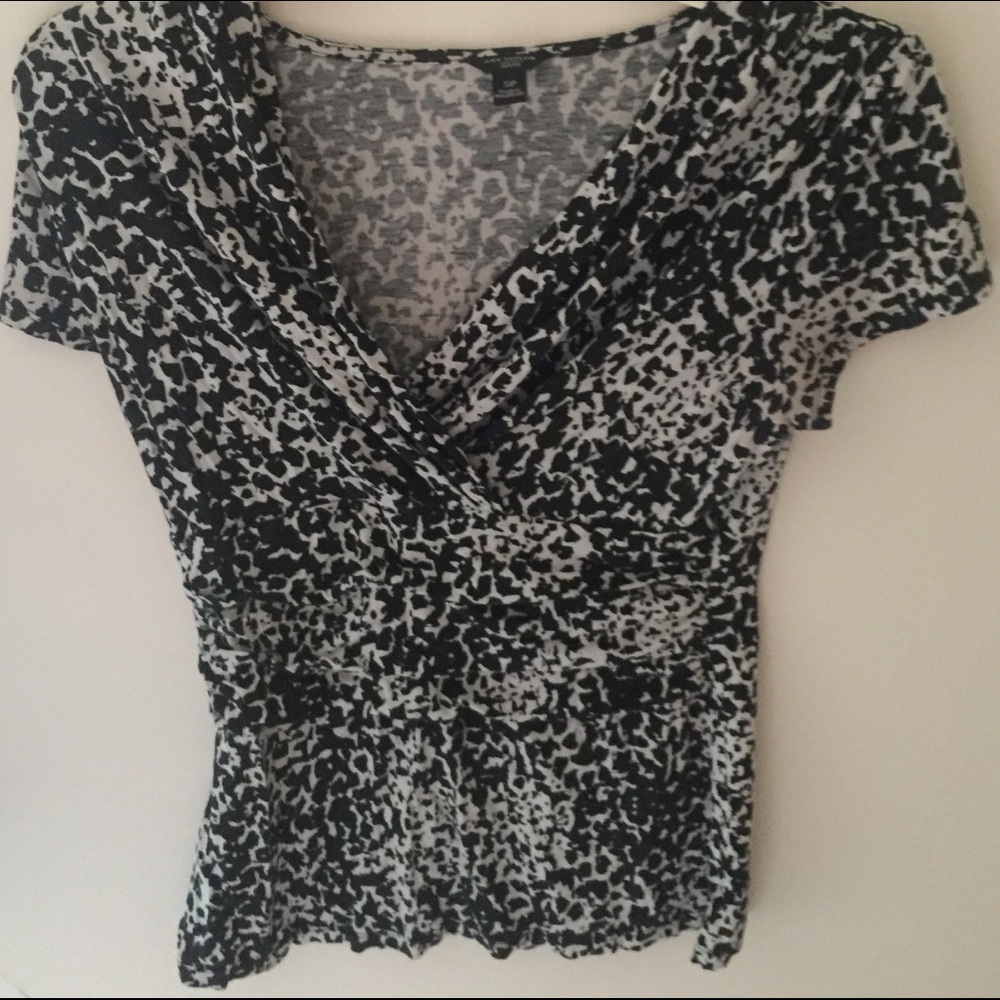 Ann Taylor, petite size black and white